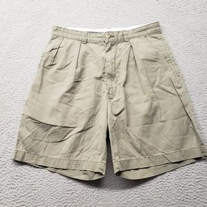 Polo Golf Shorts Mens 32‎ Brown Crest Logo Outdoors Sports Golf Chino Shorts
